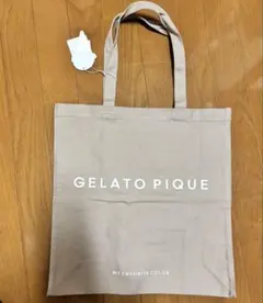 GELATO PIQUE トートバッグ ベージュ