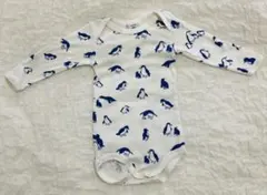 PETIT BATEAU ペンギン柄ロンパース 6m／67cm
