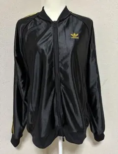【極美品】アディダス オリジナルス トラックジャケット 黒×金 M（日本L相当）