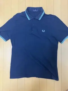 【状態良好】Fred perry ネイビー　ポロシャツ　英国製　m12