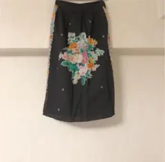 ヴィンテージスカート 花柄のサムネイル