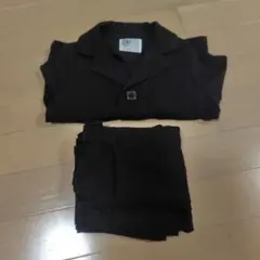 ブラック スーツ・ブレザーとフレアパンツ セット