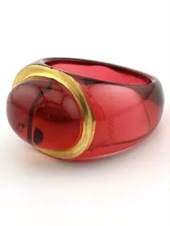 美品 バカラ トレフル イリゼルビー リング クリスタル 美品 バカラ トレフル イリゼルビー リング クリスタル バカラの新