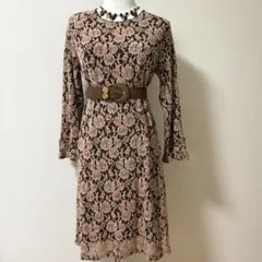 値下げ◎ 新品未使用タグ付き 森ガール 結婚式 フォーマル ブラウン ミニワンピ