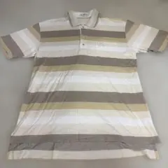 vintage Burberrys ポロシャツ ボーダー ベージュ系 Lのサムネイル