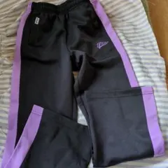 フィラ　ジャージ　ズボン　ブラック　パープル　140　ストレート　美品