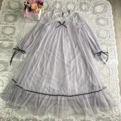 axes femme POETIQUE　チュール　レース　ワンピース