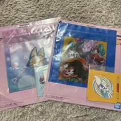 ドラゴンボール 一番くじ　I賞　2個セットジッパーバッグ&ステッカーセット