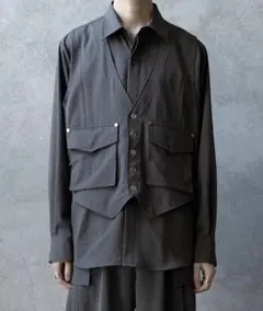 ベストレイヤードシャツ 【philtheory】