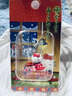 【レア】ハローキティマスコット 雪やこんこあられやこんこキティちゃん2003