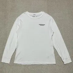 表記より大きめ メンズXS アバクロ フロッキープリント カットソー ロンT