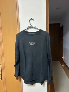 Vans 黒 トレーナー Fサイズ