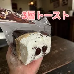 【大人気3層トーストスクイーズ】コーヒートースト　もちもち　BIG ［H88］
