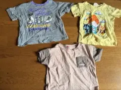 ミッキー・車デザインTシャツ3枚セット