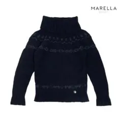 00T340☆ MARELLA 秋冬 タートルネックニット セーター Mのサムネイル