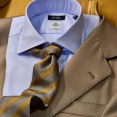 未使用 23AW BEAMS F × Atelier F&B ストライプネクタイ