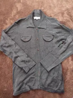 ブラック 長袖カーディガン M～L