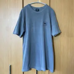 STUSSY ステューシー ロゴ 刺繍 Tシャツ 日本未入荷 グレー