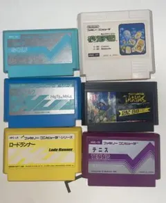 ファミコンソフトまとめ売り6点