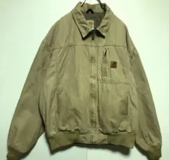 00s 美品 カーハート J163 Wylie Jacket ダック地 短丈 Ｌ Carhartt（カーハート） 正規品 メンズ アウター ショート丈 ダック