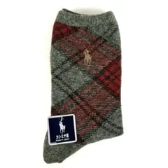 Ralph Lauren ラルフローレン　タータンチェック　ソックス　レディース
