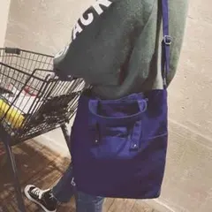 キャンバス ショルダーバッグ レディース 斜めがけ  無地 トートバッグ