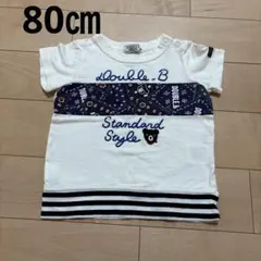 コ*ア様 ダブルビー　80㎝　ペイズリー　Tシャツ