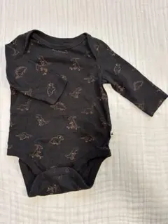 Baby GAP ベビーギャップ　恐竜　ロンパース 黒 長袖　60