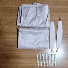 SINCOL カーテン　107×207　2枚組