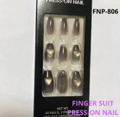 FINGER SUIT PRESS-ON NAIL COFFIN FNP-806のサムネイル