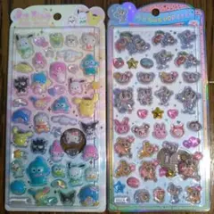 サンリオ エンジェルブルー うるちゅるポップシール 2枚セット