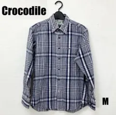 〇0241I〇 Crocodile 長袖シャツ 男性