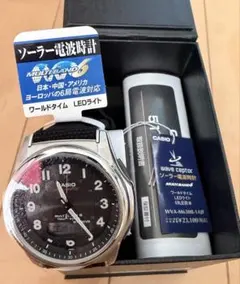 お買い得！正規品新品CASIO 電波ソーラー時計 WVA-M630B-1AJFのサムネイル