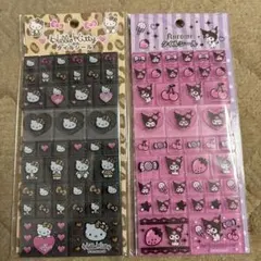 【正規品】ハローキティ＆クロミ タイルシール 2枚セット