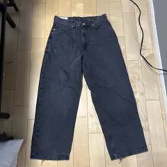H&M BAGGY デニムパンツ ブラック 31/30のサムネイル