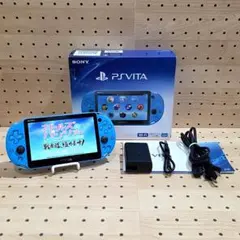 完品/動作品 プレイステーションVita pch2000 本体 アクアブルー