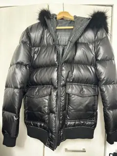 美品 BURBERRY ブラック ダウンジャケット XS - メルカリ