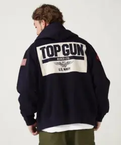 AVIREX TOP GUN パーカー M ネイビー