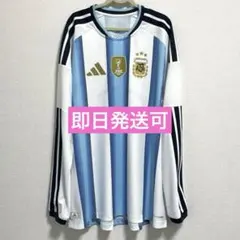 左右肩パッチ付き アルゼンチン代表 2026 レプリカ ユニフォーム 長袖 L 左右肩パッチ付き アルゼンチン代表 2026 レプリカ ユニフォーム 長袖