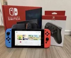【美品・箱違い】Nintendo Switch ＋ プロコン(訳あり)