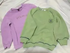 紫・緑色トレーナーセット　モイモルン