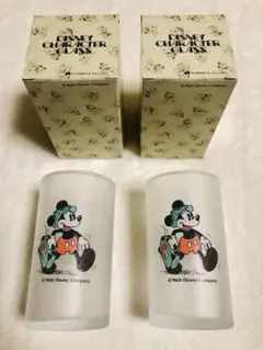 稀少　ディズニー　キャラクター　グラス　2個セット