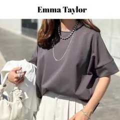 エマテイラー半袖　ダンボール素材　綺麗め　エマテイラー　夏服　さらさら生地のサムネイル