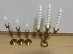 結婚式　披露宴　ウェルカムスペース　ゴールドキャンドルホルダー　ろうそく