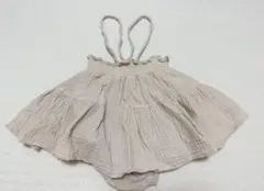 MONBÉBÉ くすみピンク コットンスカート XL