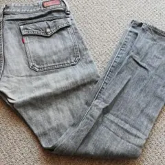 ブッシュパンツ デニム