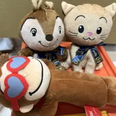 【おさるのジョージ】ぬいぐるみ　おともだち　おすわり　3セット