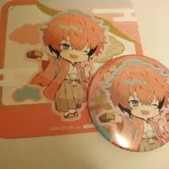 スイパラ　にじさんじ　赤城ウェン　コースター　缶バッチ