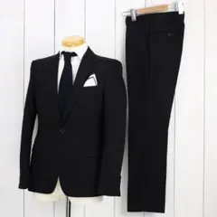 【値下げ】ダーバン　春秋 　シングルスーツ　チャコールグレー 44　(S相当）