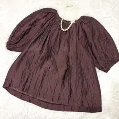 最終価格6 ROKU ロク✨QUILTED JACQUARD PULLOVER
